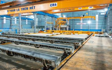 Sản xuất cấu kiện bê tông đúc sẵn